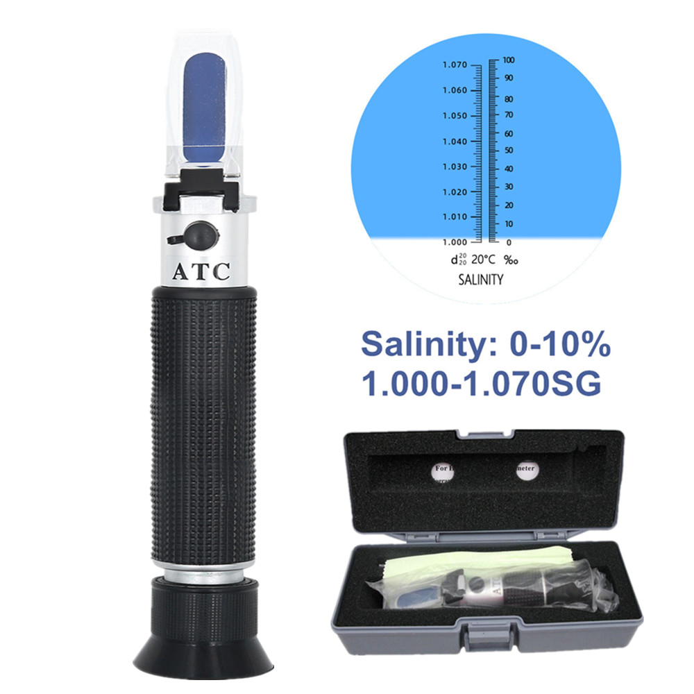 Refractometer Salinity - مقياس انكسار الملوحة المحمول لمياه المالحة