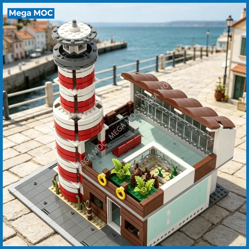 Aquarium And Marine Museum - مكعبات بناء DIY لحوض أسماك المدينة،