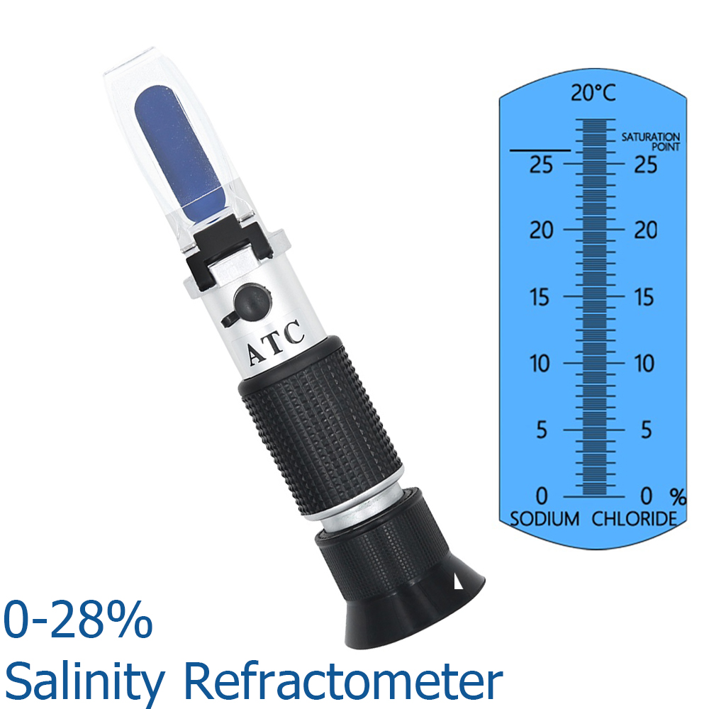 Refractometer Salinity - ATC مقياس انكسار مياه البحر مقياس
