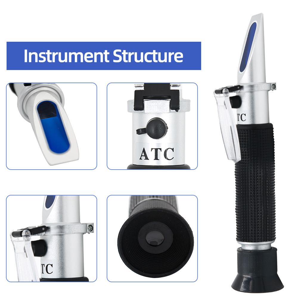 مقياس انكسار بركس للسكر ، أداة - مراجعة Refractometer Salinity وسعره