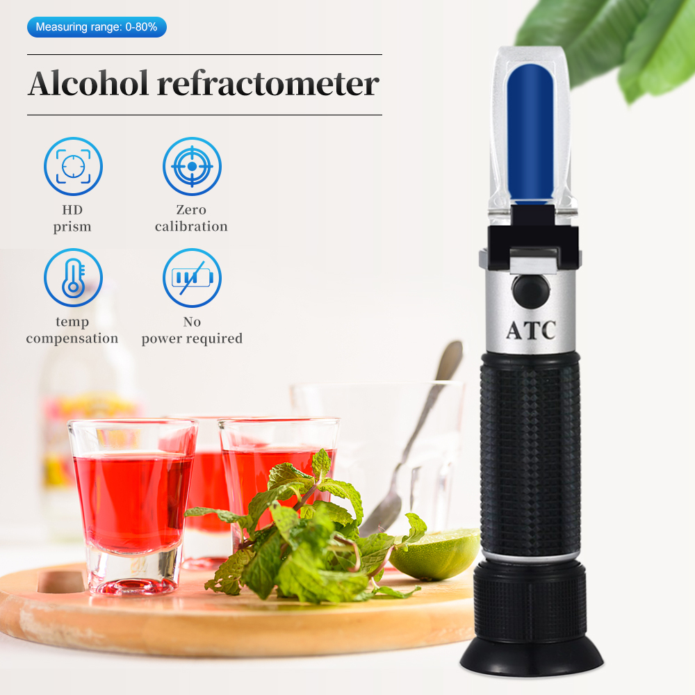 مقياس انكسار الكحول المحمولة ، - مراجعة Refractometer Salinity وسعره