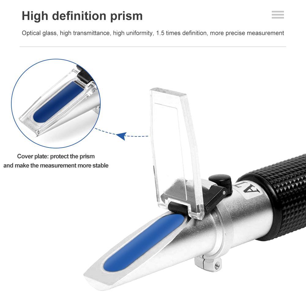 مقياس انكسار الكحول المحمولة ، - مراجعة Refractometer Salinity وسعره