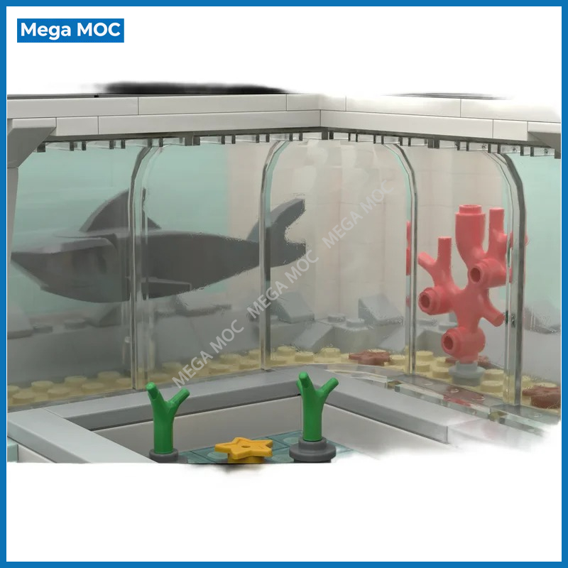 مكعبات بناء DIY لحوض أسماك الم - مراجعة Aquarium And Marine Museum وسعره