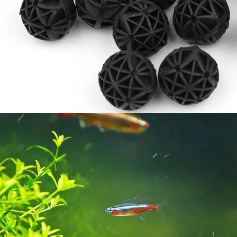 50 قطعة من كرات الفلتر البيولو - مراجعة Marine Aquarium Filter Media وسعره