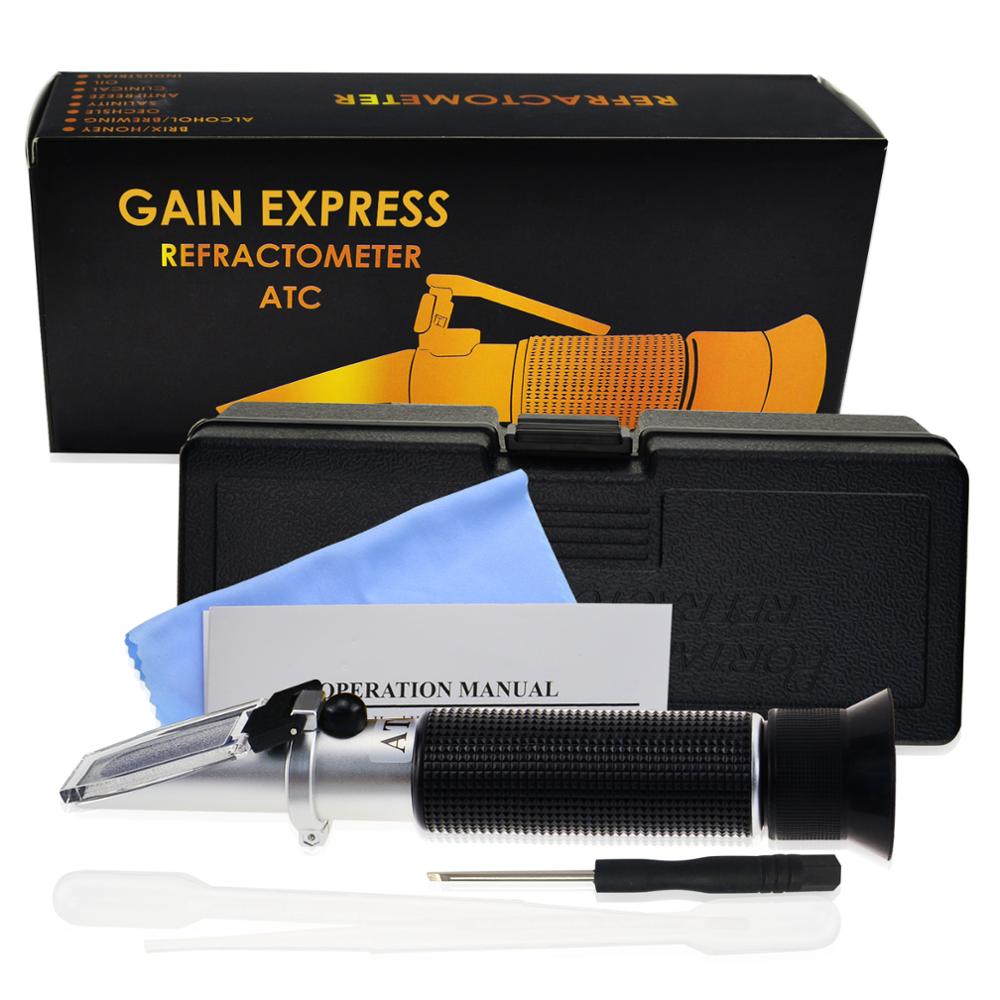 جهاز اختبار العداد المحمول ATC - مراجعة Refractometer Salinity وسعره