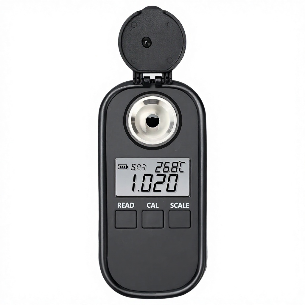 مقياس انكسار رقمي لقياس الملوح - مراجعة Refractometer Salinity وسعره