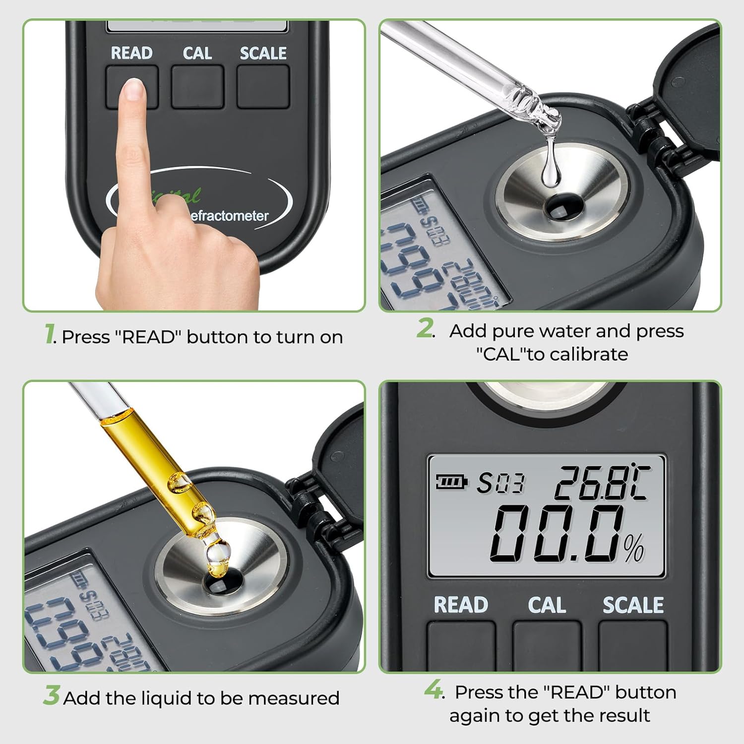مقياس انكسار رقمي لقياس الملوح - مراجعة Refractometer Salinity وسعره